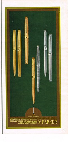 Advertisement 1970 parker pens - advertisement,