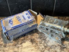 Vintage 1960’s NOS & Boxed Lyotard No 36 Bicycle Pedals Peugeot, Carlton Etc
