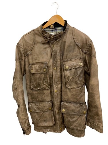 Belstaff leather jacket - belstaff,