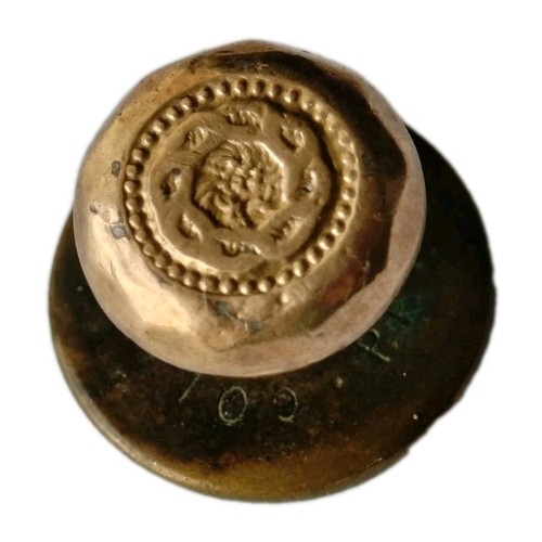 Button antique victorian 9ct - antique,