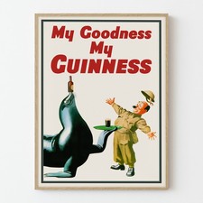 Vintage Guinness Poster Seal