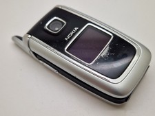 Nokia 6101 (VIRGIN) Black Silver Retro Flip Mobile Phone 3UKPOST