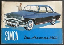 SIMCA ARONDE 1300 Car Sales