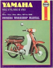 YAMAHA V50 V50P V50MA V50MDL V75 V75A V80 V80MDL V90 (1971-86) WORKSHOP MANUAL