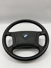BMW E39 E38 E46 FACELIFT OEM GENUINE LEATHER STEERING WHEEL w/ SRS - 4 SPOKE -