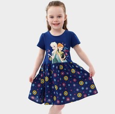Girls Blue Navy Disney Frozen