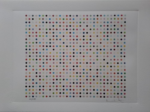Damien hirst signed - hirst,