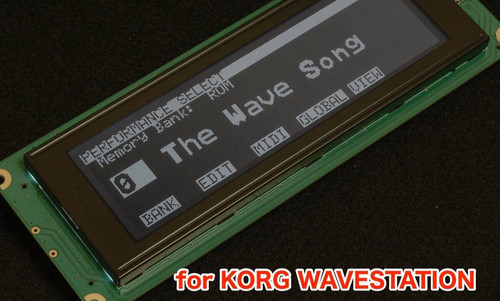 Korg wavestation black led - wavestation,