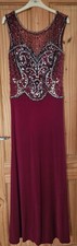Long Sequined, Beaded Dress & Wrap Size 12 - Cruise?