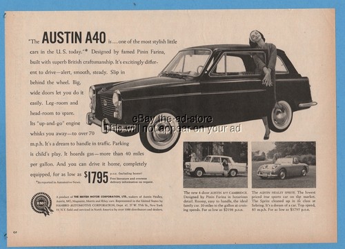1960 austin a40 farina - 1960,