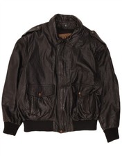 Vintage Mens Military Leather