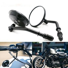 Motorcycle black round side - black,
