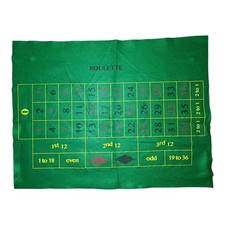 Roulette Baize Felt Cloth Mat