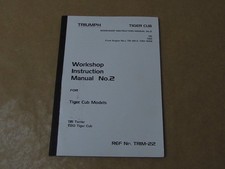 Triumph Tiger Cub Workshop