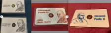 RARE VINTAGE 8K Solid Gold COIN: Miniature Gold coin Pope John Paul II - Special
