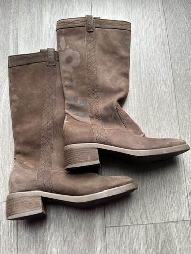 Roxy brown suede leather - brown,