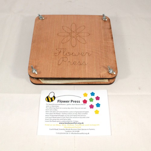 Wooden flower press - wooden,