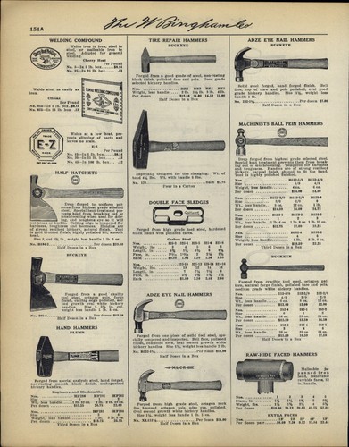 1931 paper buckeye hammer - paper, ad
