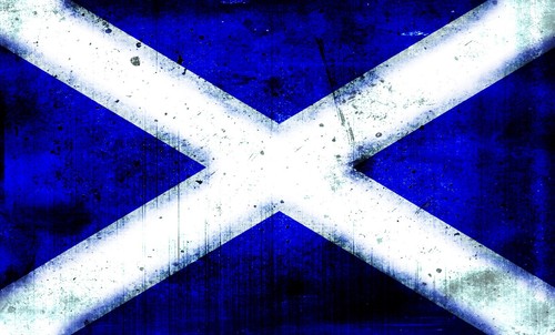 Scottish grunge flag scotland - scottish,