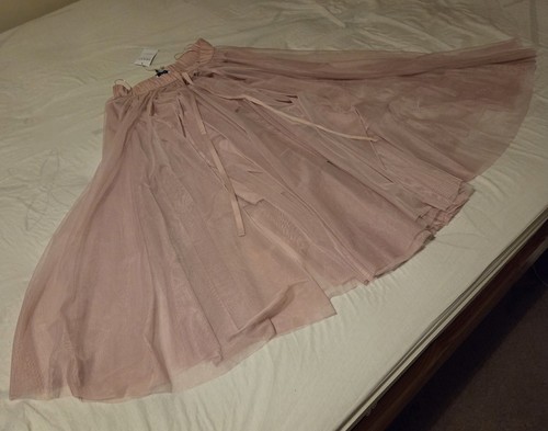 Next pink tulle mesh maxi - pink,