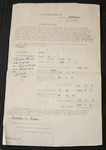 1947 ww2 war - 1947, commission
