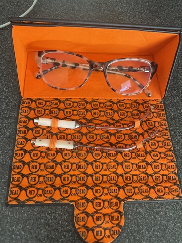Red dead women glasses - red, women's