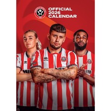 2026 Calendar Sheffield United FC Month to View A3 Football Official Product