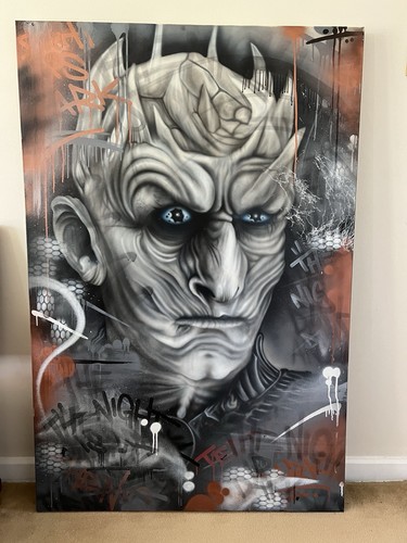 Canvas painting the night - painting,
