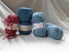 TWILLEYS DENIM FREEDOM WENDY COTTON + ROWAN SEASON ~ MIXED LOT KNITTING YARN