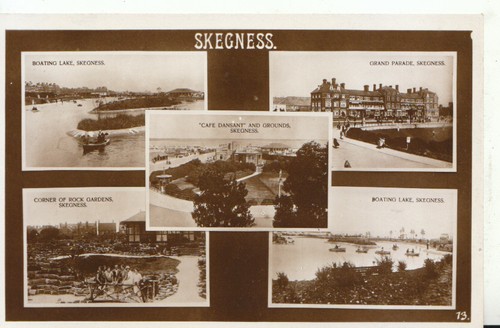 Lincolnshire postcard views - postcard,