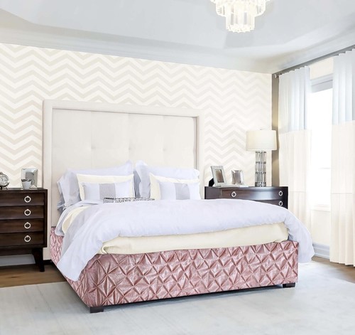 Pintuck valance sheet - pintuck,