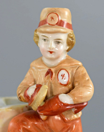 Antique ceramic german youth - antique,