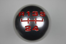 CHROME 5 RED gear knob for Audi TT Mk1 8N 1998 - 2006