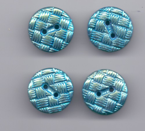 Vintage glass buttons - 4,