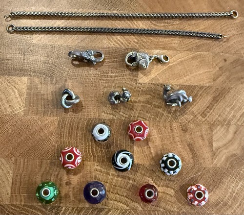 Authentic trollbeads lot - trollbeads,