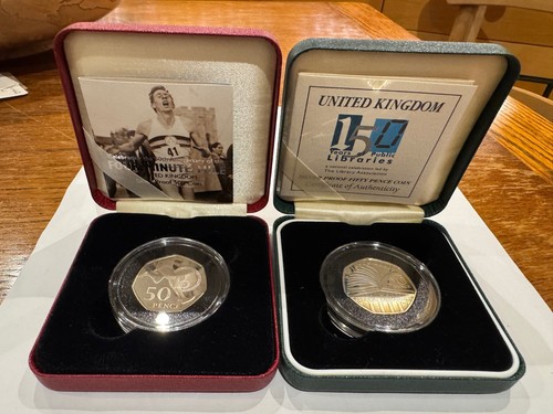 Royal mint silver proof coins - silver,