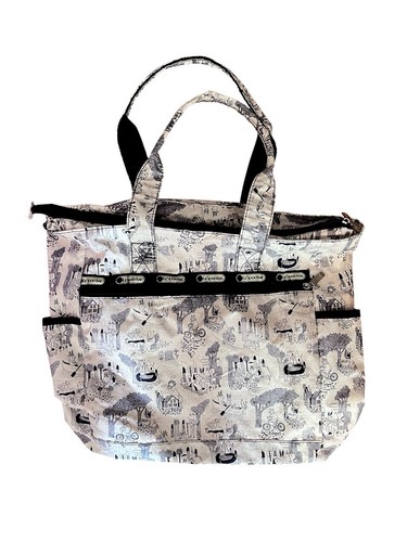 Lesportsac black white animal - white,