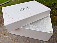 Alexander McQueen EMPTY Shoe Box with Tissue Paper 36cm x 24.5cm x 13.5cm