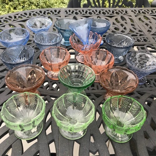 Pressed glass art - pressed, deco