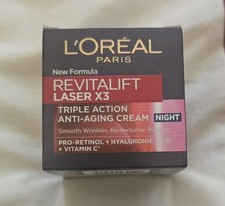 Loreal Revatlift Laser x3 Anti Ageing cream Night 50 ml NEW