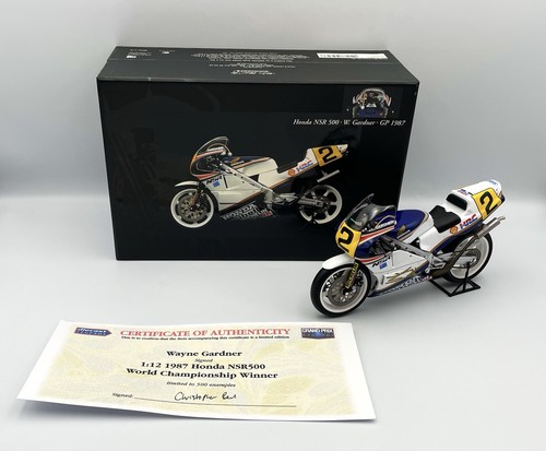Signed minichamps 12 honda - *signed*,