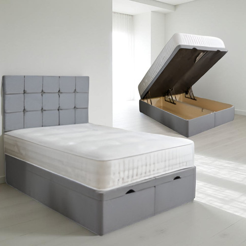 Ottoman divan bed with cube - ottoman,