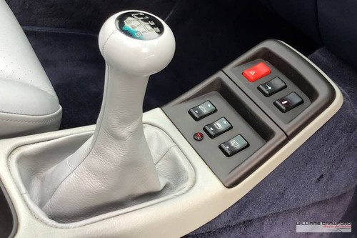 Marble grey leather gear - marble, knob
