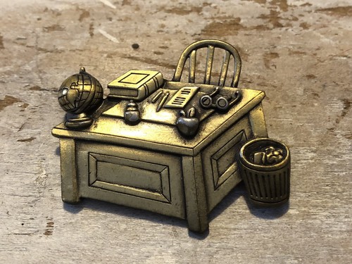 Vintage brooch teachers - vintage,