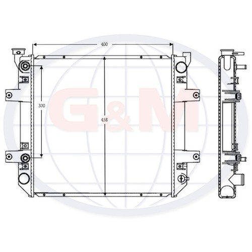 Radiator for forklift - radiator,