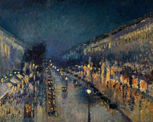 Camille pissarro paris street - pissarro,