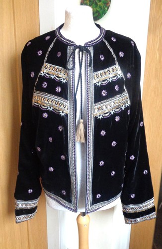 Monsoon velvet embroidered