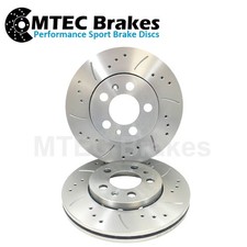 Audi 90 B3 2.0 20v 87-91 Front brake Discs Drilled Grooved