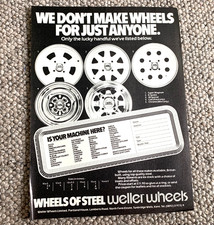 WELLER WHEELS 1980s -