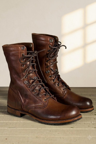 Handmade brown leather - handmade,